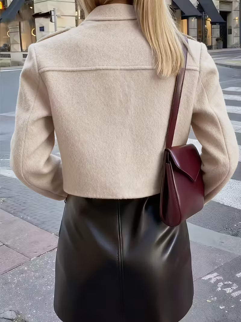 Giacca Elegante a maniche lunghe con bottoni