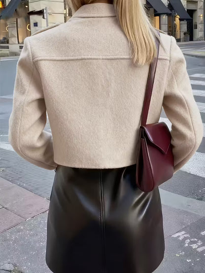 Giacca Elegante a maniche lunghe con bottoni