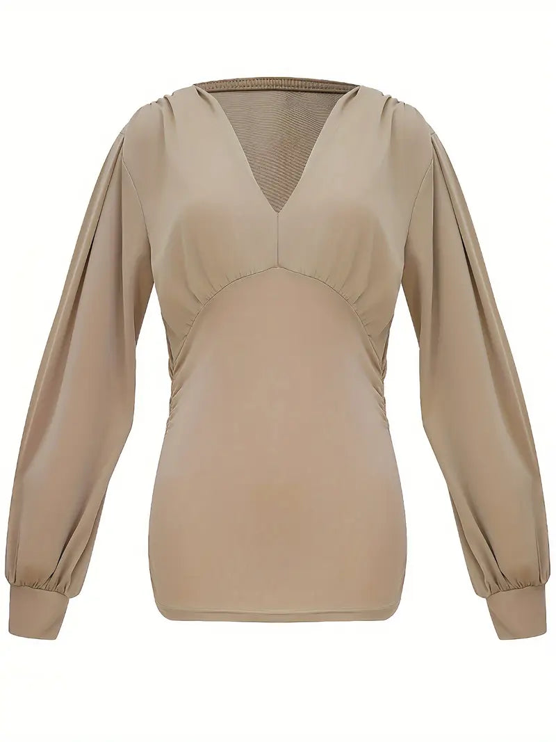 Blusa Elegante con Scollo a V