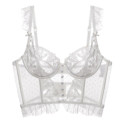 Set Lingerie Francesca – Corsetto in Pizzo con Reggiseno e Slip Coordinati