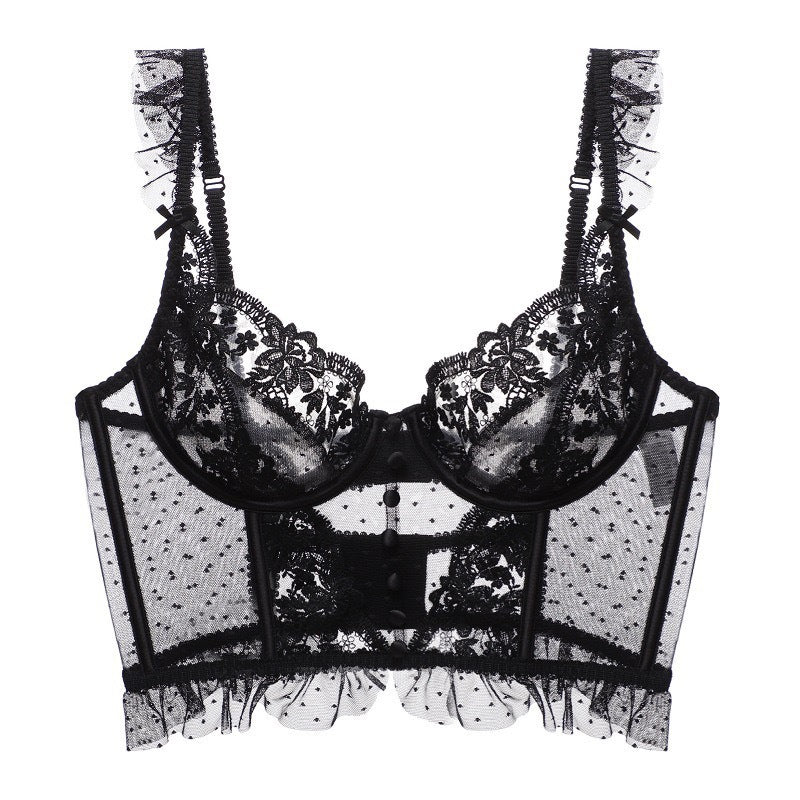Set Lingerie Francesca – Corsetto in Pizzo con Reggiseno e Slip Coordinati